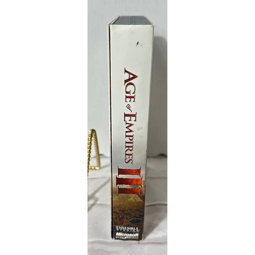 Age of Empires III PC 2005 Big Box Complete 3-Disc Set Manual Microsoft‎ RTS